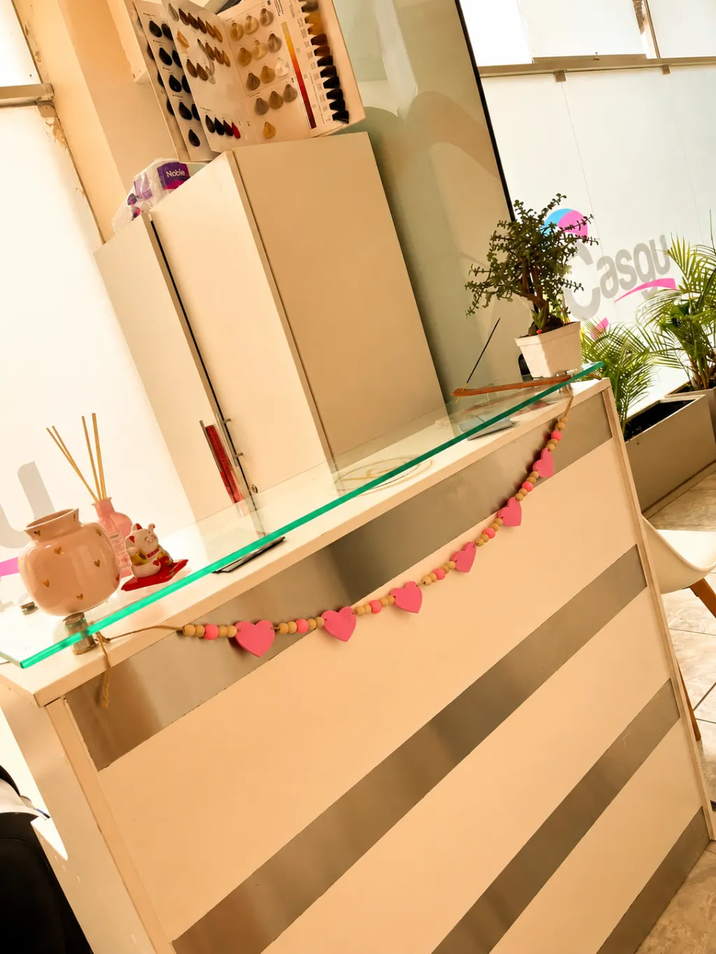 Detalle del interior de Klass Salón & Spa